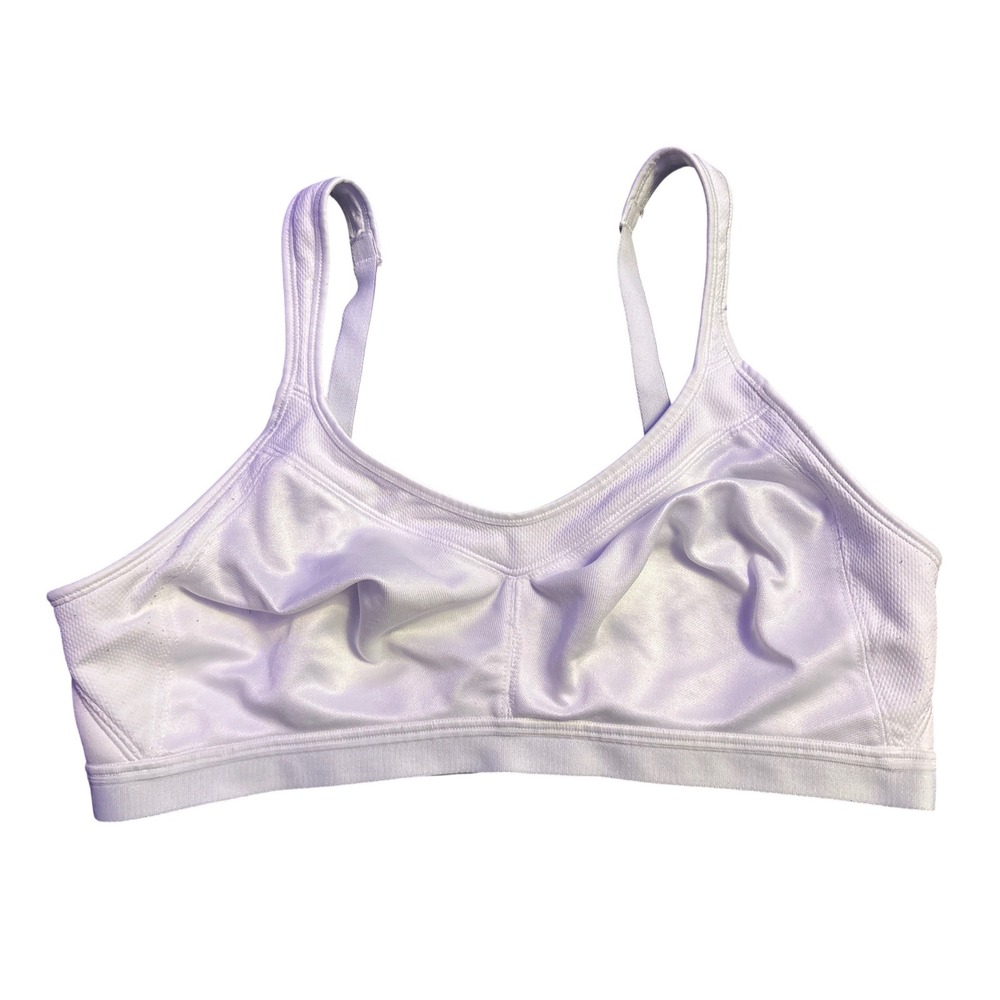 Playtex 18 Hour 4159 Active Lifestyle Wirefree Full Figure Bra White 38D